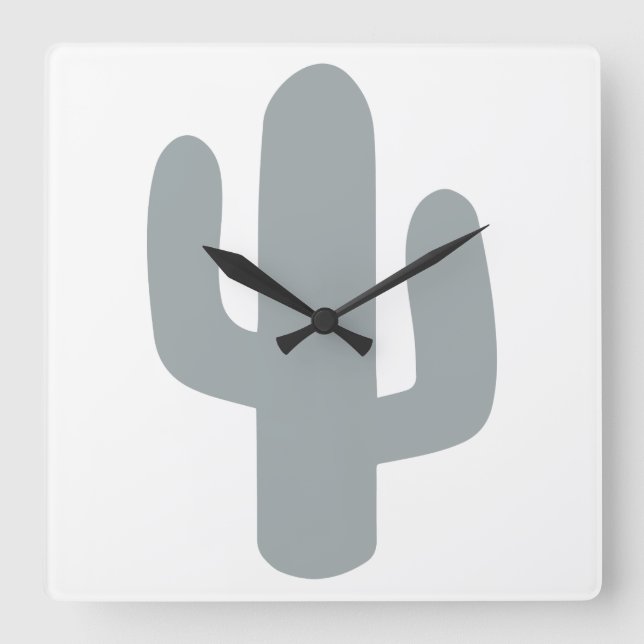 CLOCK - CACTUS. (Front)