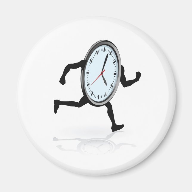 Clock character running magnet (Front)