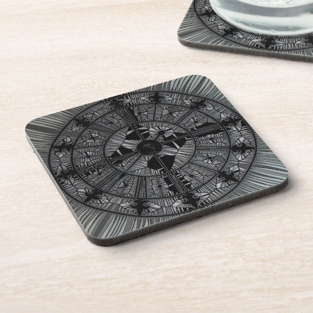 Clock design coasters (Left Side)