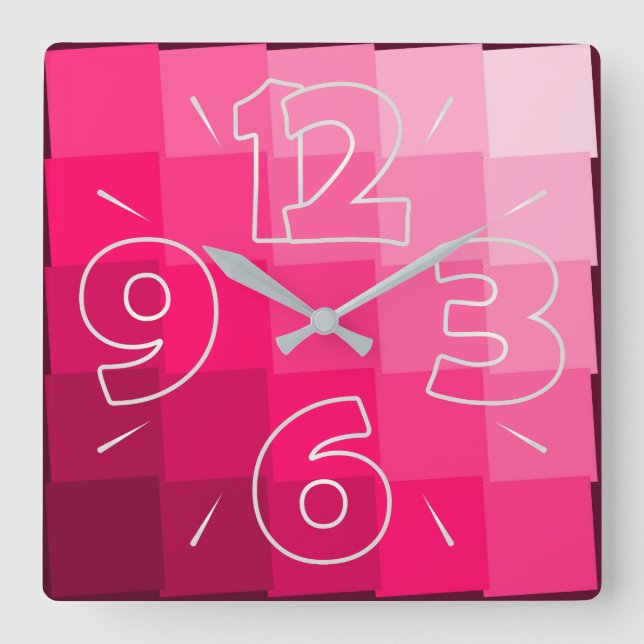 Clock dial 15 - numbers and dashes (Front)