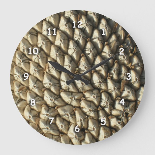 Clock - Dried Sunflower Head (Front)