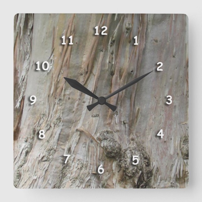 Clock - Eucalyptus Bark (Front)