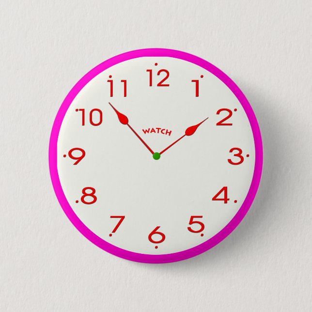 clock face_02 2 inch round button (Front)