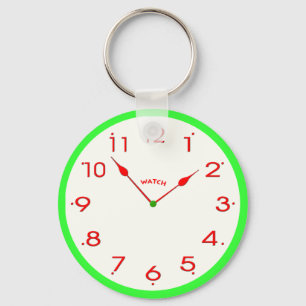 clock face_02 keychain
