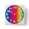 Clock Face Button Badge