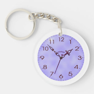 clock face keychain