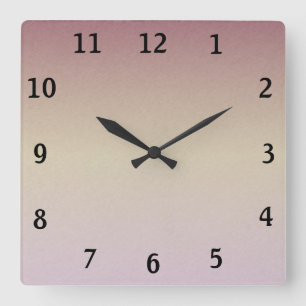 Clock Face Template Seagull Medium Font Lavender