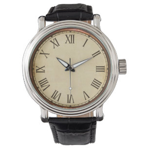 Clock Face with Roman Numerals Watch