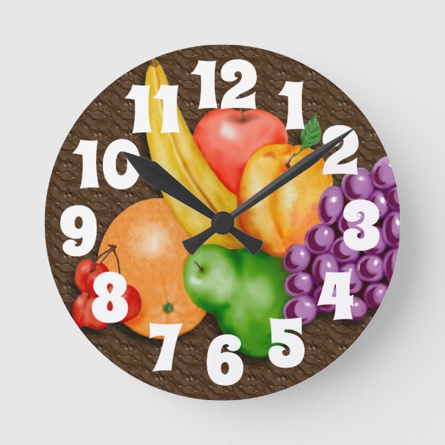 Clock featuring fruit  (Front)