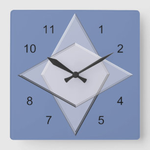 Clock - Geometric Pattern