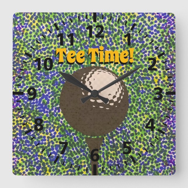 Clock - Golf Ball on Tee (Front)