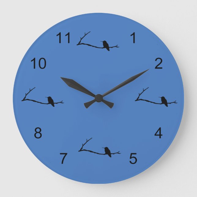 Clock - Hummingbird Time (Front)