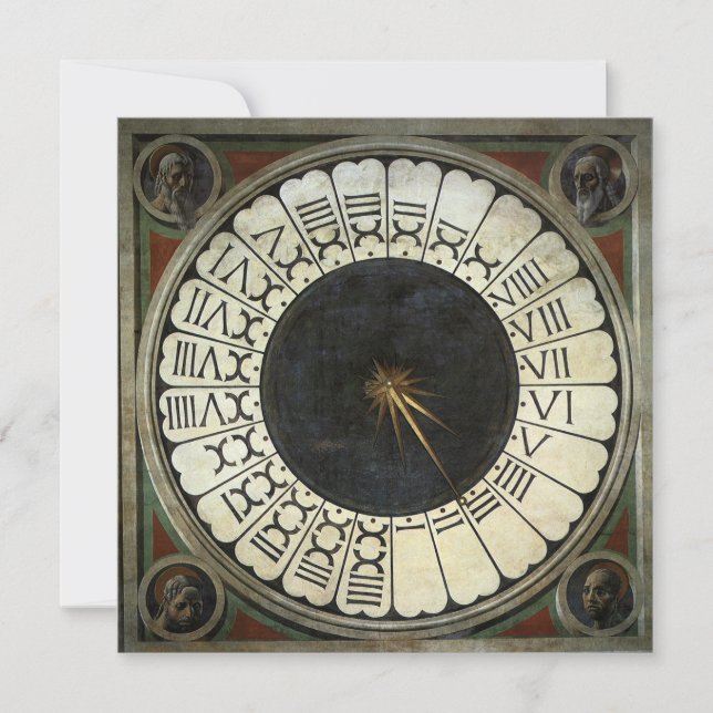 Clock in the Duomo by Paolo Uccello (Front)