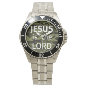 Clock "JESUS is the LORD" Watch