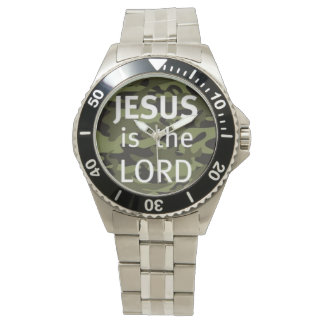 Clock "JESUS is the LORD" Watch