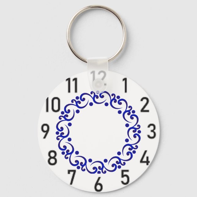 Clock Keychain (Front)
