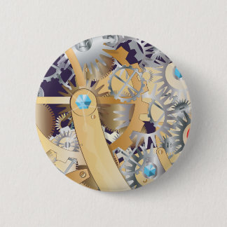 clock mechanism 2 inch round button