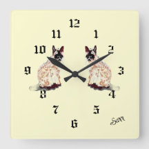 Clock : Meow , Love .