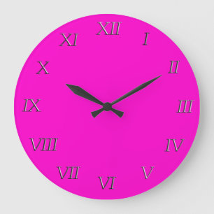 Clock - Metal Roman Numerals