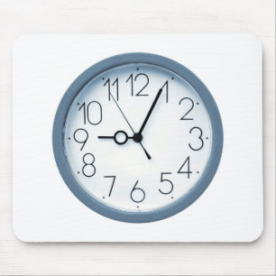 Clock Mouse Pad
