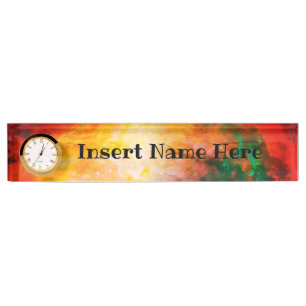 Clock Name Plate