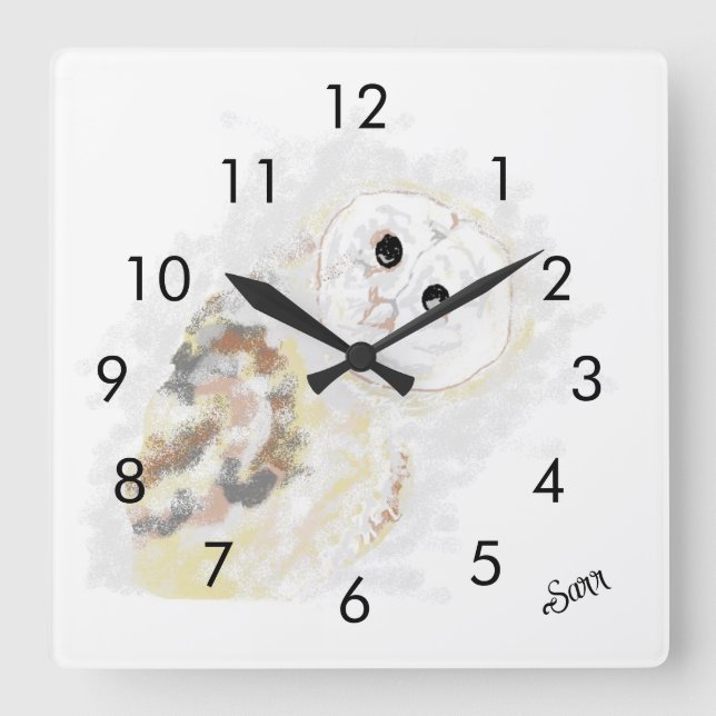 Clock : Owl OF Wisdom  (Front)
