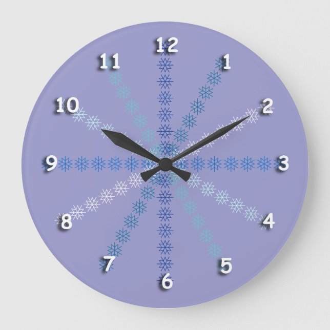 Clock - Snowflake Segmentation (Front)