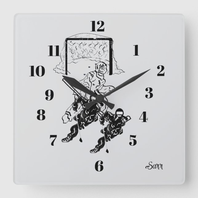 Clock :  Time For A Goal . (Front)