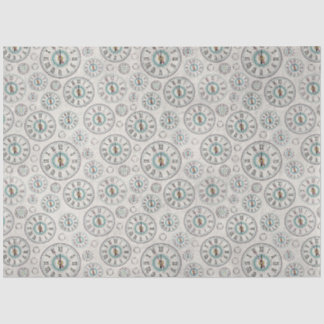 Clock Tissue Tissue Paper