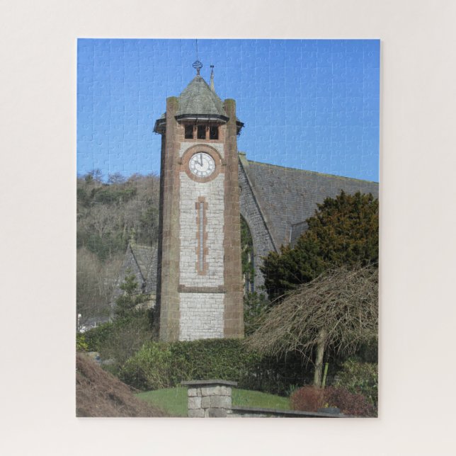 Clock Tower Grange-over-Sands Jigsaw Puzzle (Vertical)