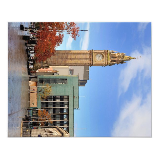 Clock tower in Belfast Photo Print (Front)