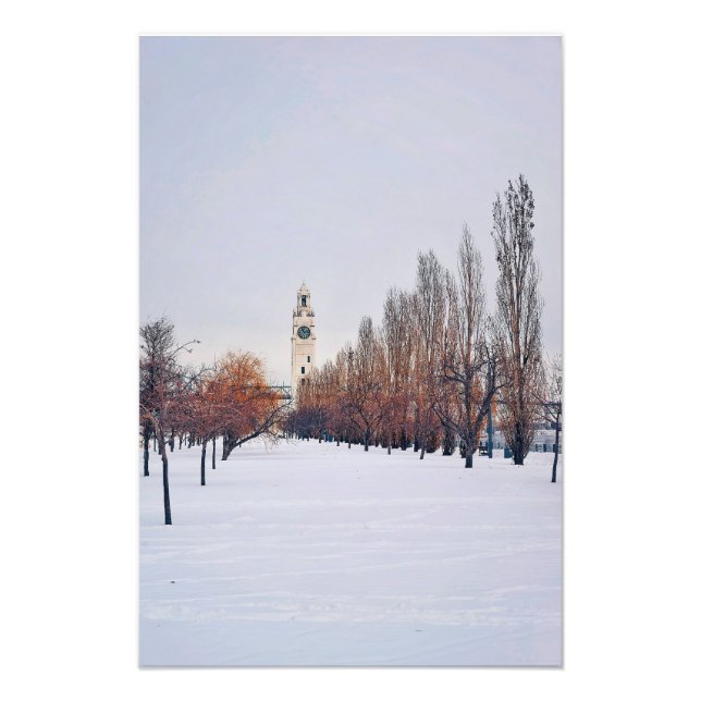Clock Tower Photo Print (Front)