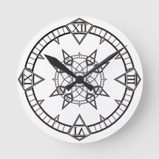 Clock Watch Gothic Tattoo Compass