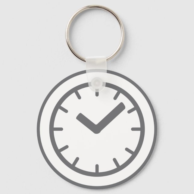 clock watch keychain (Front)