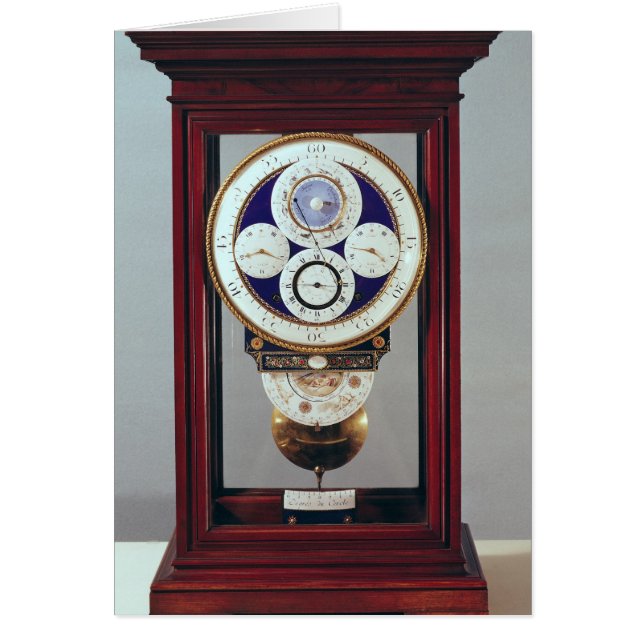Clock with four dials and the signs of the (Front)