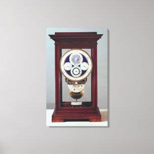 Clock with four dials and the signs of the