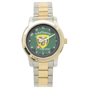 Clock with Swiss draft work living Switzerland Watch