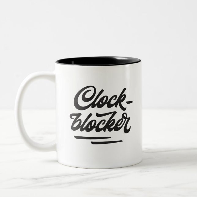 Clockblocker Mug (Left)