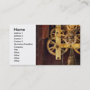 Clockmaker - The Mechanism Business Card
