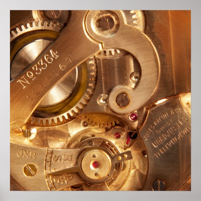 Clockmaker - Unadjusted Swiss Poster (Front)