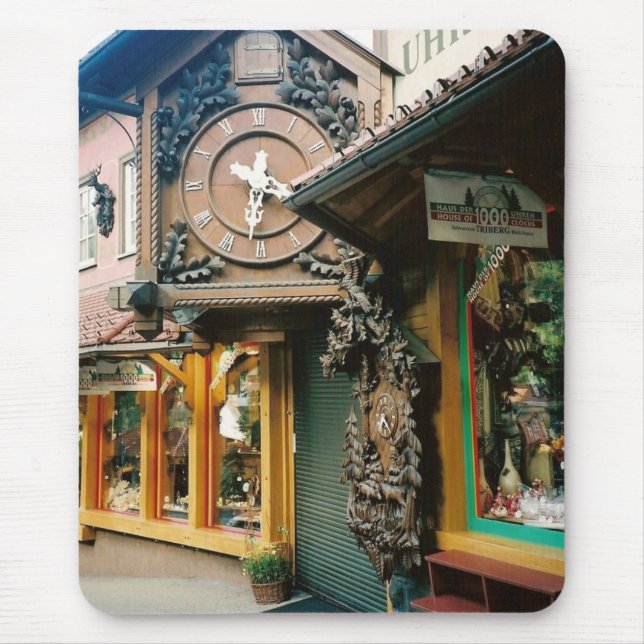 Clocks - Black Forest, Germany - Mousepad (Front)