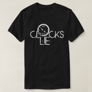 Clocks Lie – Time Philosophy Statement T-Shirt