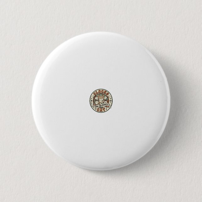 Clocks Time Blindness Cat Clocks Time Blindness Ca 2 Inch Round Button (Front)