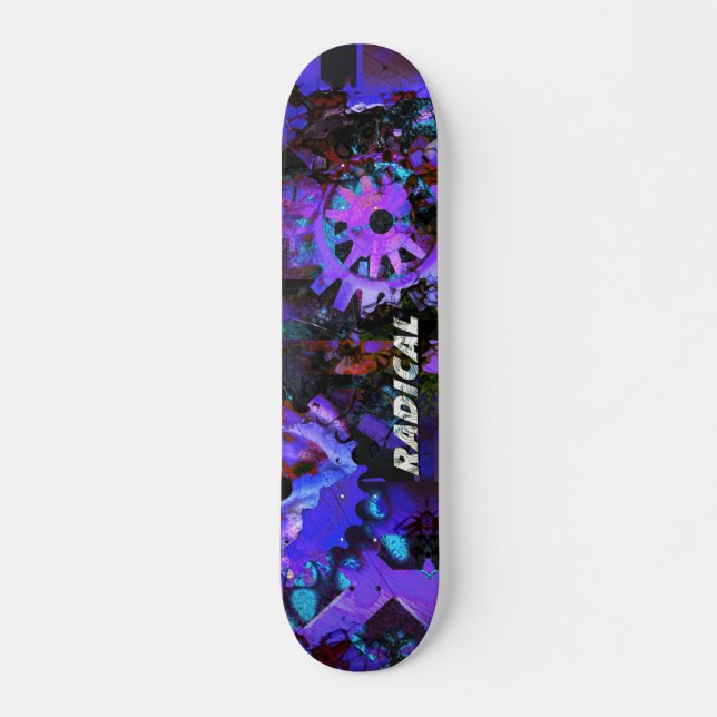 Clockwork 4 Skateboard Deck (Front)