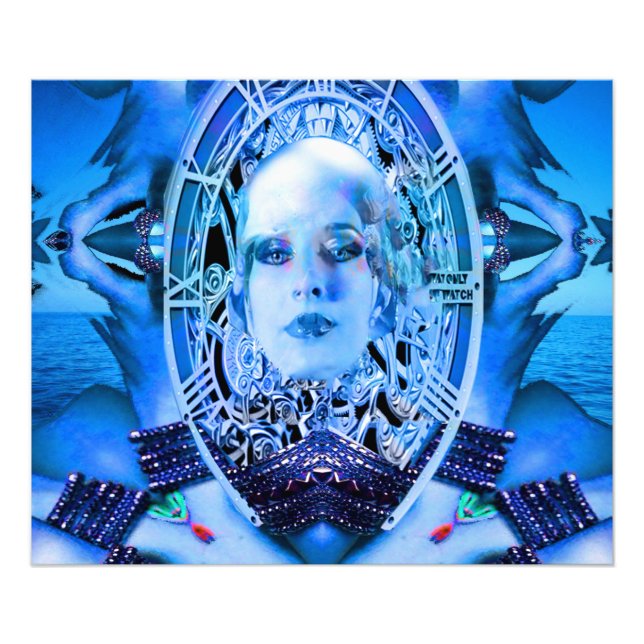 Clockwork Blue Photo Print (Front)