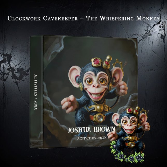Clockwork Cavekeeper – The Whispering Monkey  Binder (Creator Uploaded)