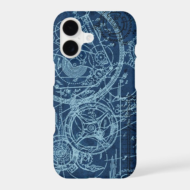 Clockwork Collage Blue (Back)