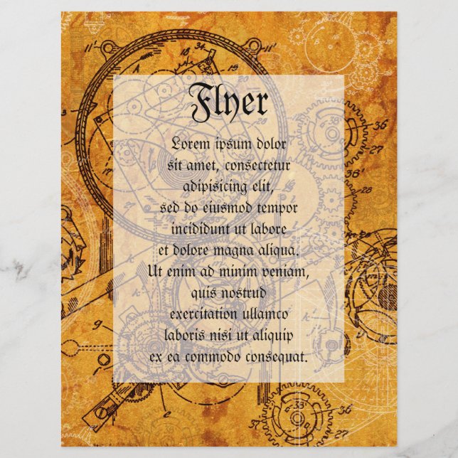 Clockwork Collage Flyer (Front)