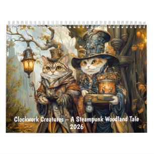 Clockwork Creatures – A Steampunk Woodland Tale 20 Calendar