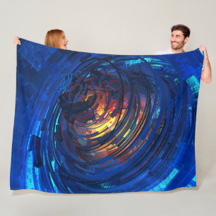 Clockwork Fleece Blanket